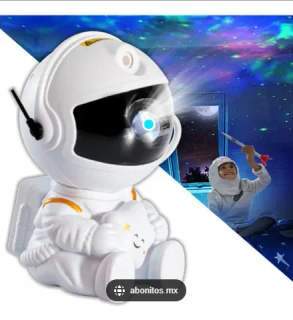 Astronauta pryector sentado