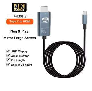 Cable USB C a HDMI 4K 60Hz, adaptador tipo C, Cable convertidor HDTV