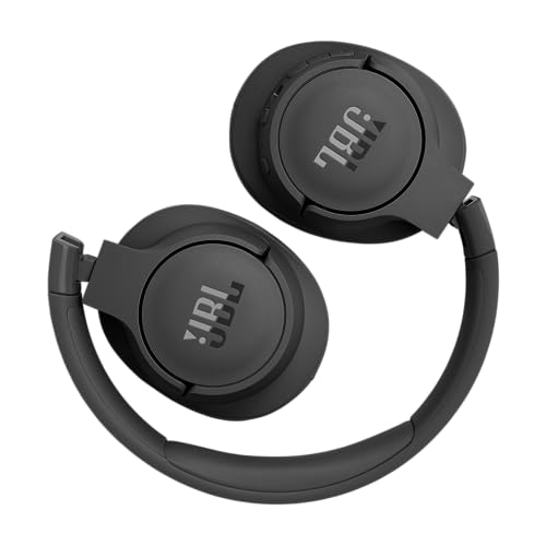 Hiarkio JBL Tune 770NC with Upto 70 Hours Battery Life, JBL Pure Bass Sound, Adaptive Noise Cancelling with Smart Ambient (Black)