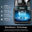 Detect Duo Power 72 Oz. 10 Speed Black Pro Blender, Single Serve Traditional Blender with Blend Sense Technology