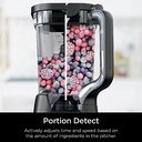 Detect Duo Power 72 Oz. 10 Speed Black Pro Blender, Single Serve Traditional Blender with Blend Sense Technology