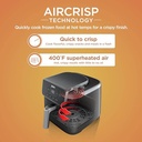 5 Qt. Black Stainless Steel Air Fryer Pro with Air Fry Roast Reheat and Dehydrate