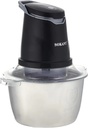 Picadora Electrica 2 L, 400 W, Triburadora De Alimentos Con 4 Cuchillas De Acero Inocidante, 2 Niveles De Velocidad. Sokany