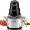 Picadora Electrica 2 L, 400 W, Triburadora De Alimentos Con 4 Cuchillas De Acero Inocidante, 2 Niveles De Velocidad. Sokany