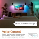 Amazon Basics - Smart A19 LED Light Bulb, 2.4 GHz Wi-Fi, 9W (Equivalent to 60W) 800LM, Works with Alexa Only, 1-Pack, Multicolor
