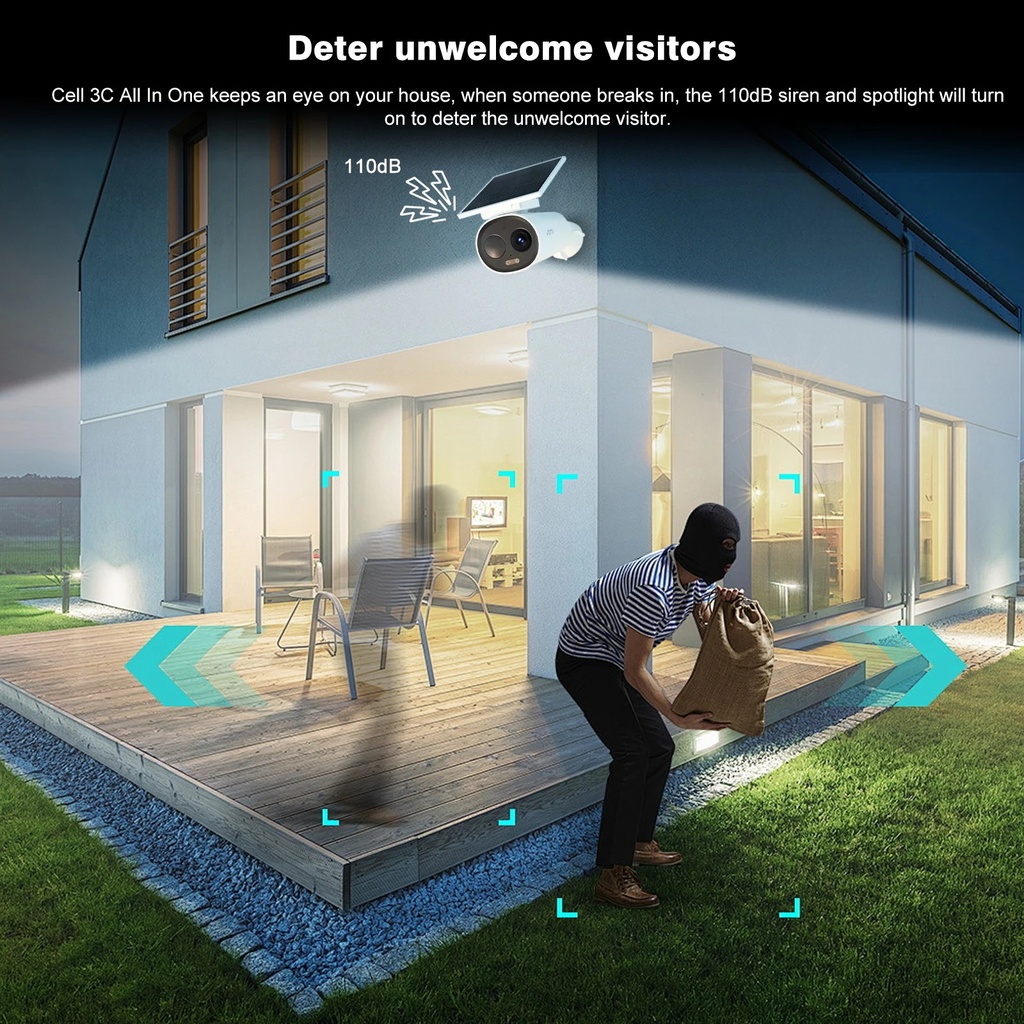 Camara de seguridad Imou con panel solar