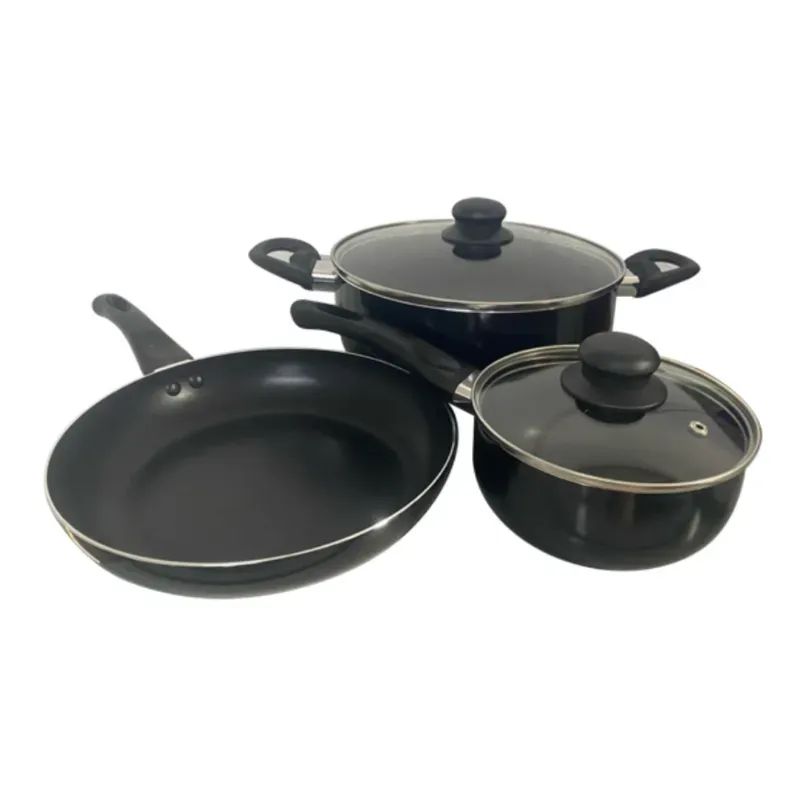 SET DE OLLAS MILEXUS- 5PCS-HIGH QUALITY ALUMINUM COOKWARE
