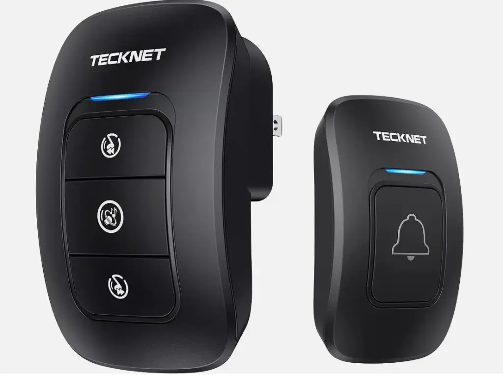 Wireless Doorbell, TeckNet Waterproof Wireless Door 