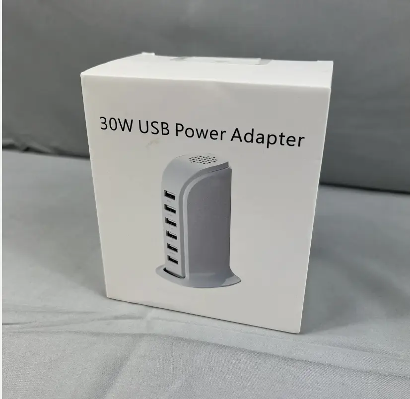 30W USB Power Adapter - U.S. Plug, White 