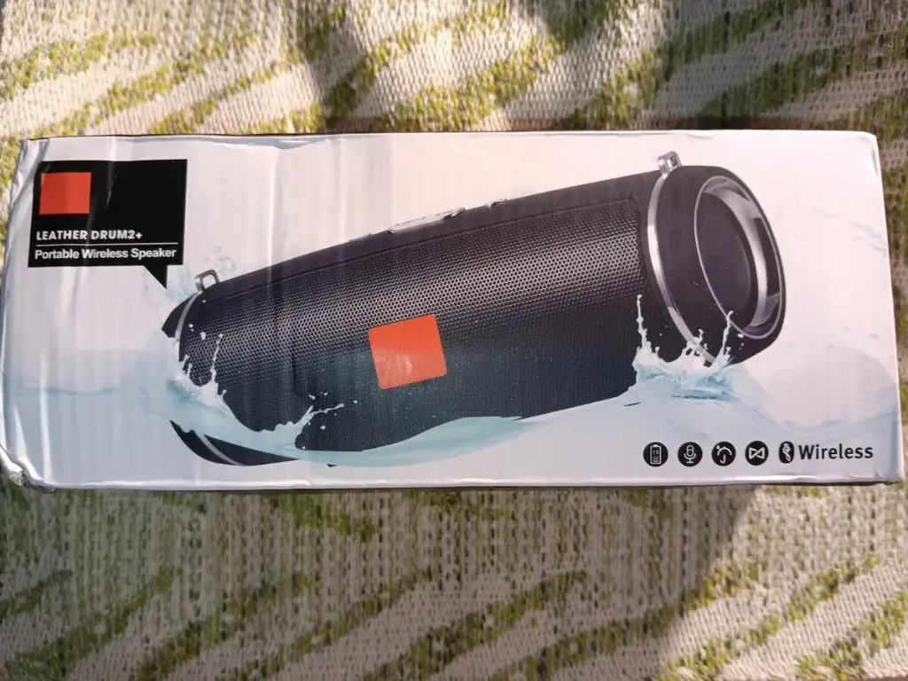 Altavoz portatil bluetooth leather drum2 