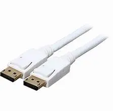 Cable displayport M-M - Blanco - Nuevos