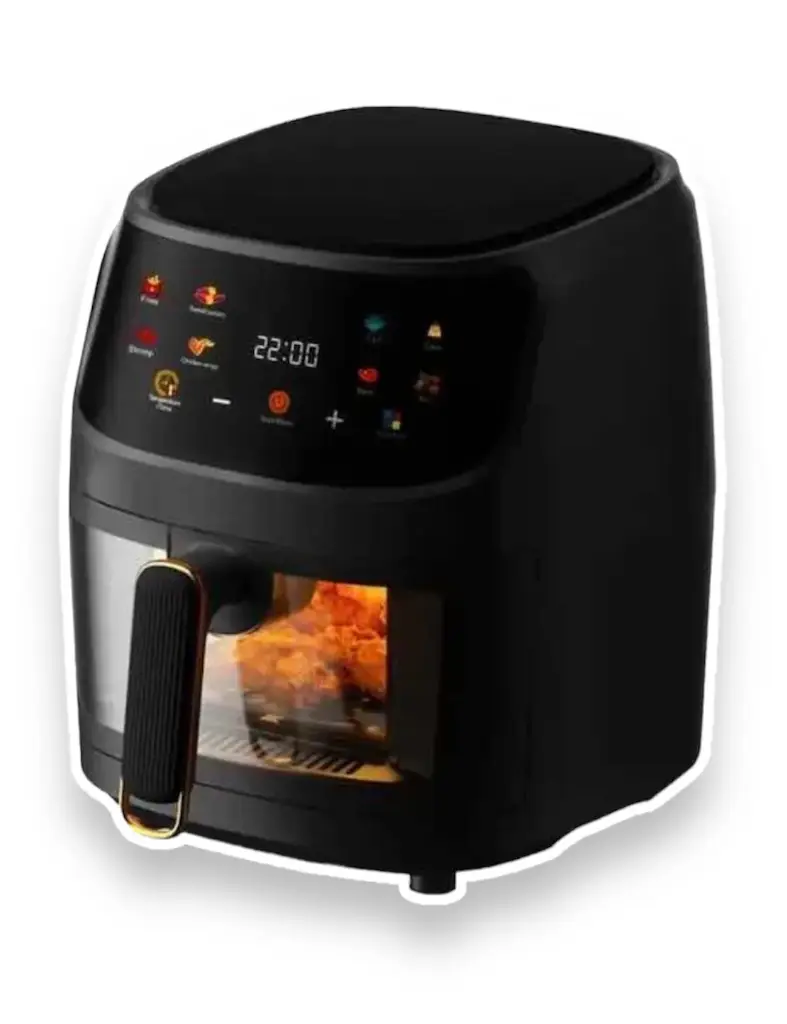 Freidora de aire 8LT - Cristal Templado