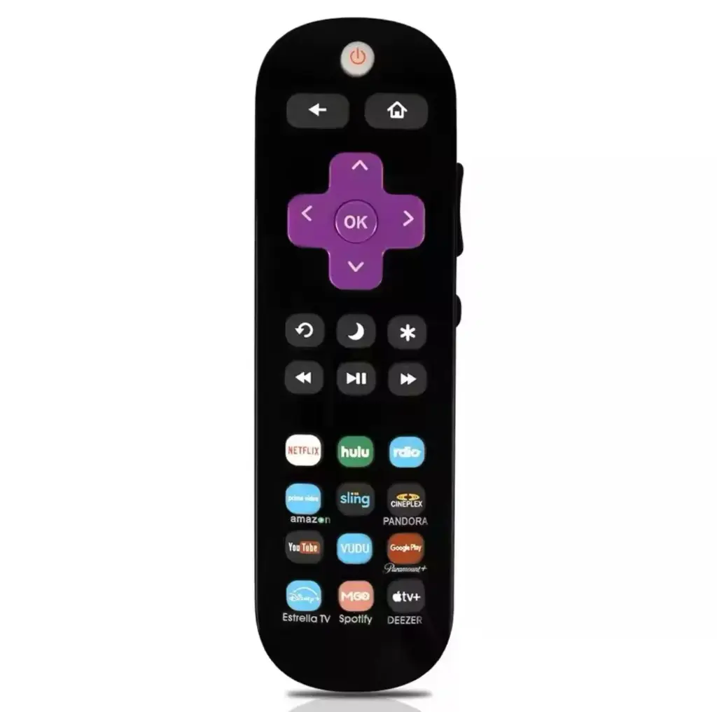 Control para TV Roku con Multiple acceso rápido  