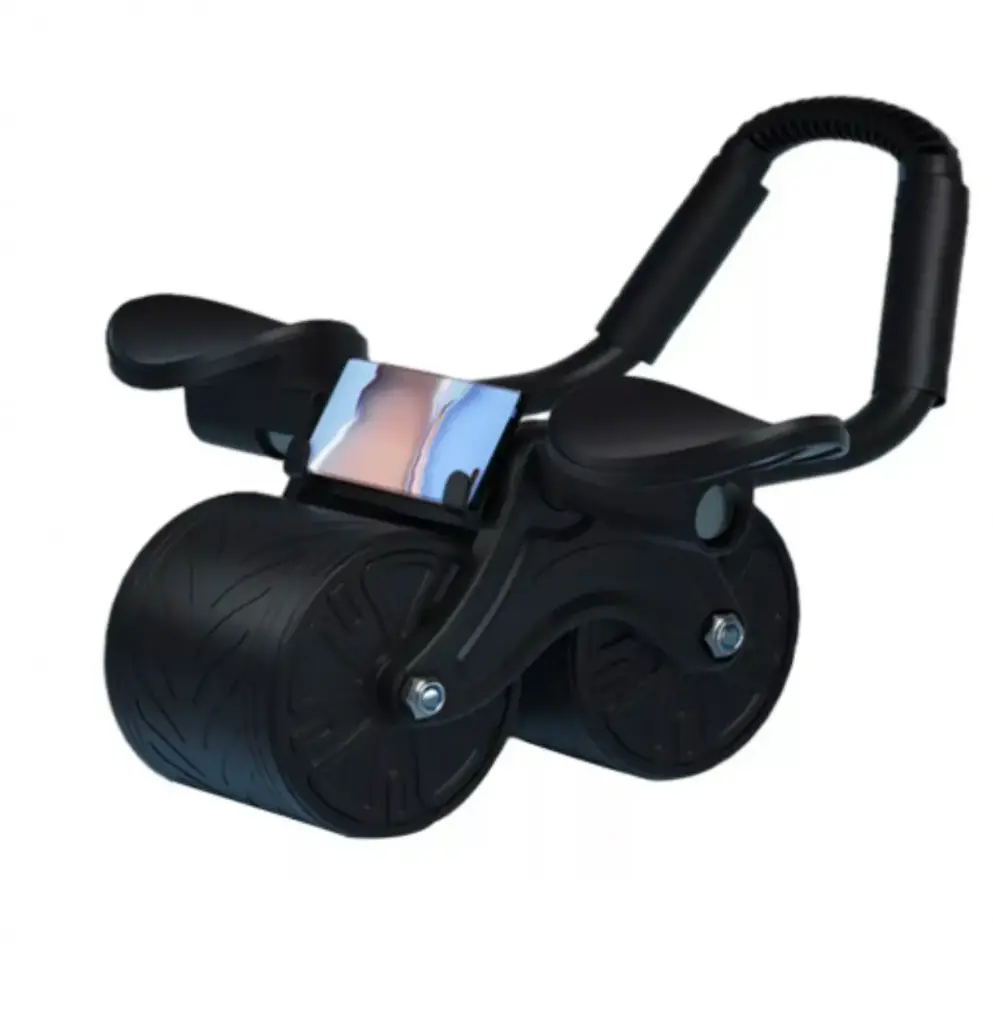RUEDA DE EJERCICIO CON SOPORTE PARA CELULARES