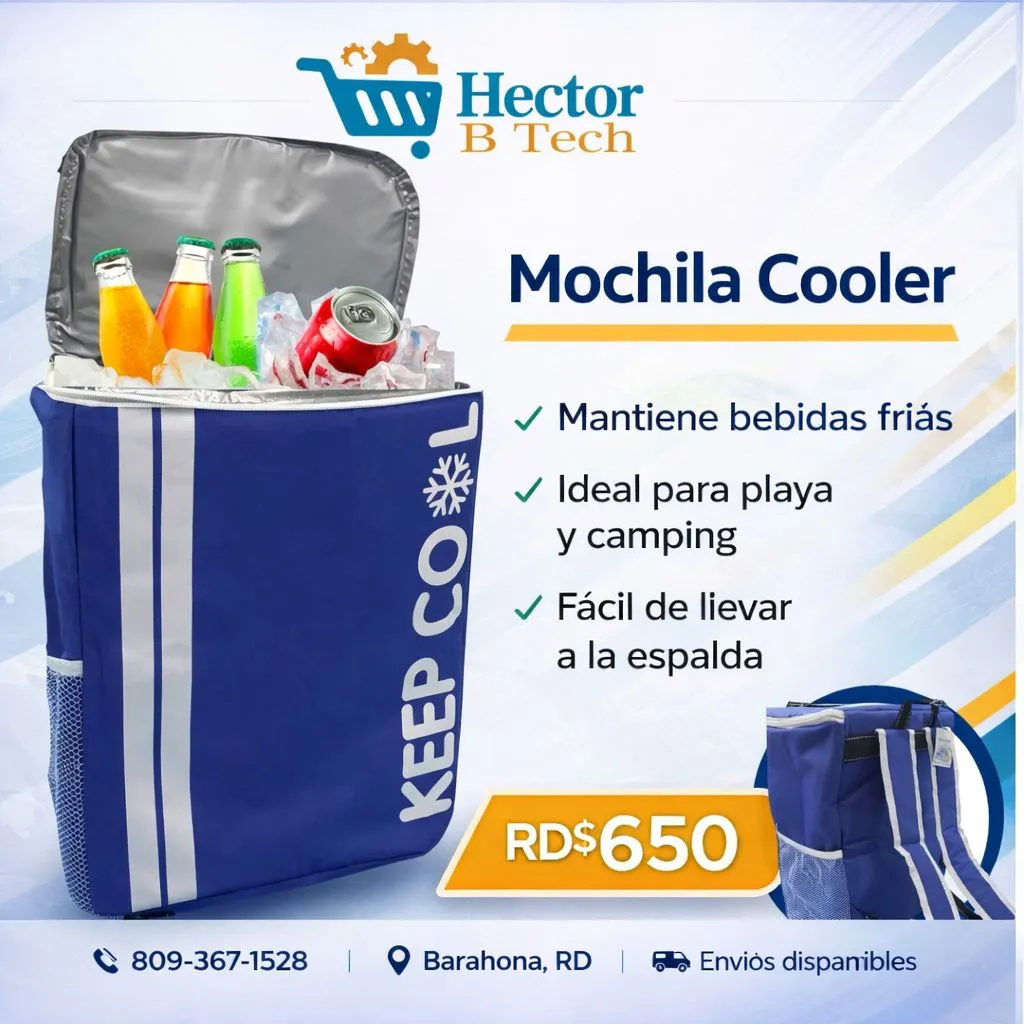 Mochila Hielera Termica