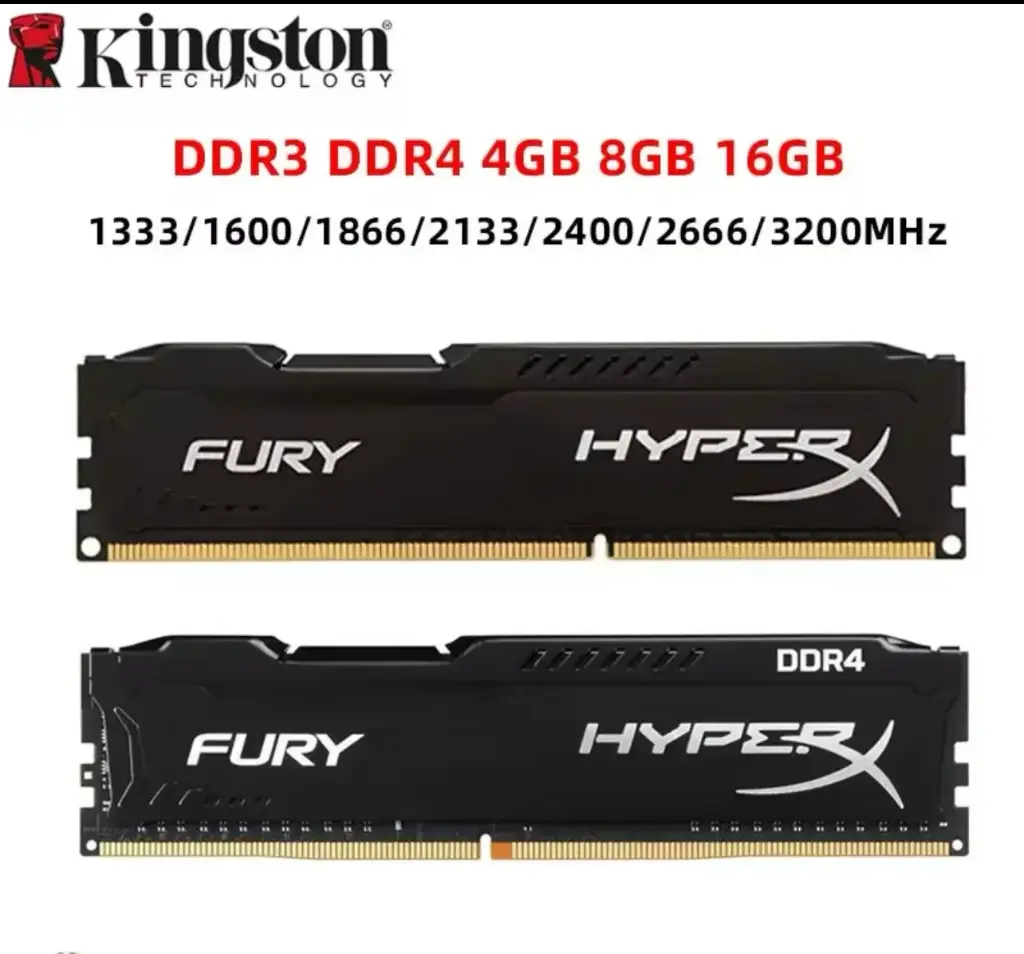HyperX Fury Memoria RAM DDR4 16GB