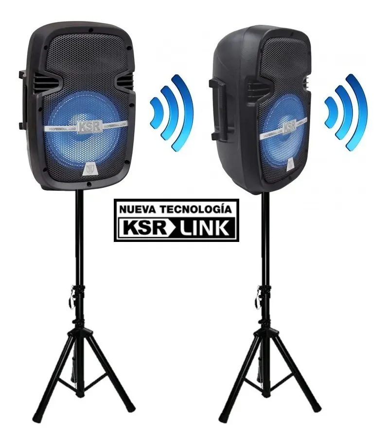 KSR combo de bafle de 15 pulgadas, Emparejamiento sin cable