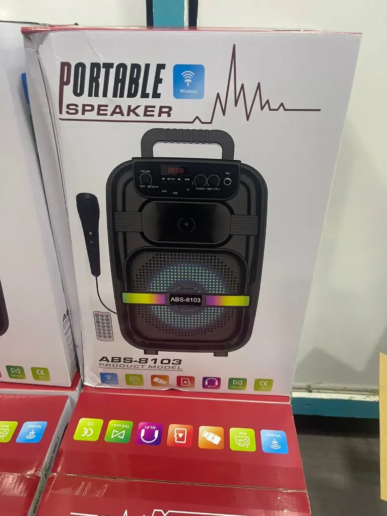 Bocina 8 pulgadas recargable