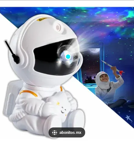 Astronauta pryector sentado