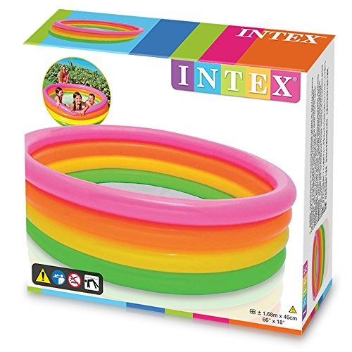 Piscina inflable de 4 aros Intex 1.68m x 46cm