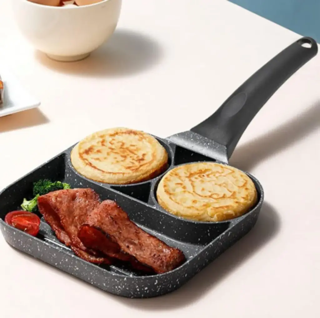 Sartén antiadherente de 3 seccione pequeño 