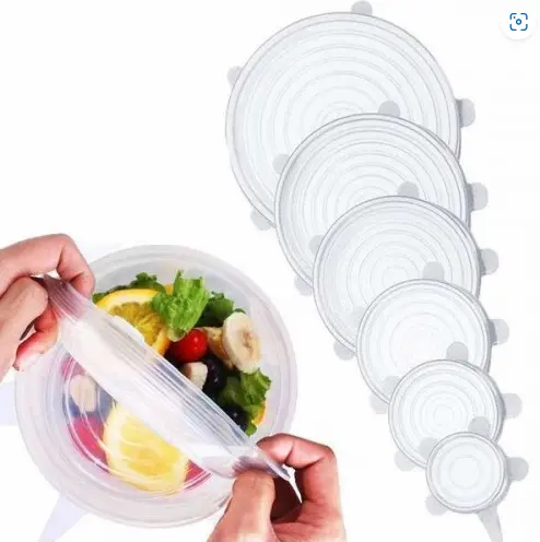 TAPAS DE SILICONA PARA ENVASE