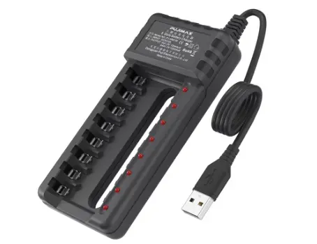 Slot USB Output Fast Charging Battery Charger 