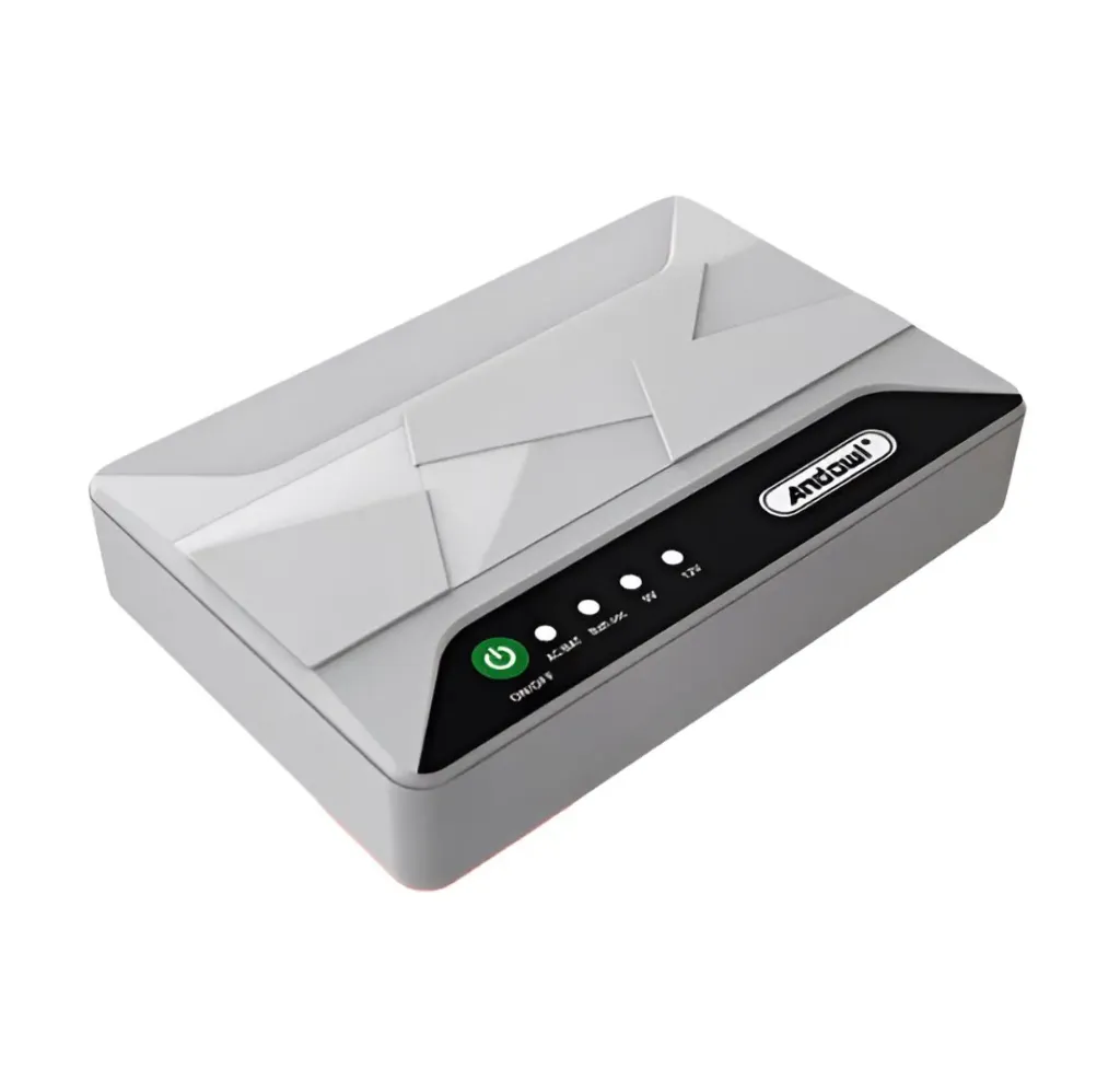 Mini DC UPS multifuncional para modem de 1200MAH