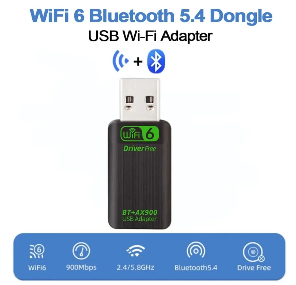Adaptador USB WIFI+bluetooth
