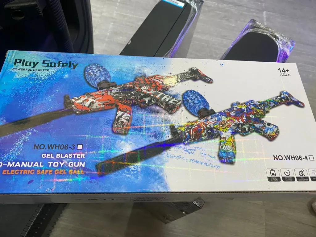 Pistola Play Safely AUTO-MANUAL TOY GUN de hidrogel