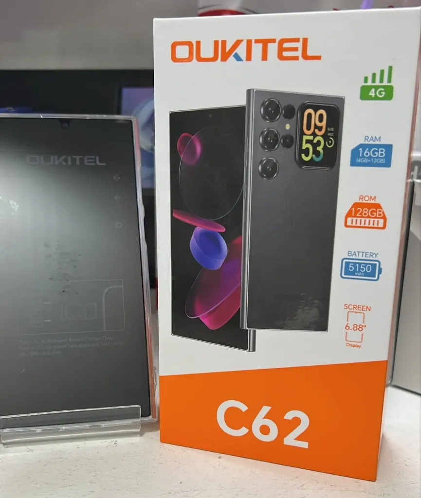 Oukitel C62 doble pantalla 128GB + 16GB pantalla 6.88