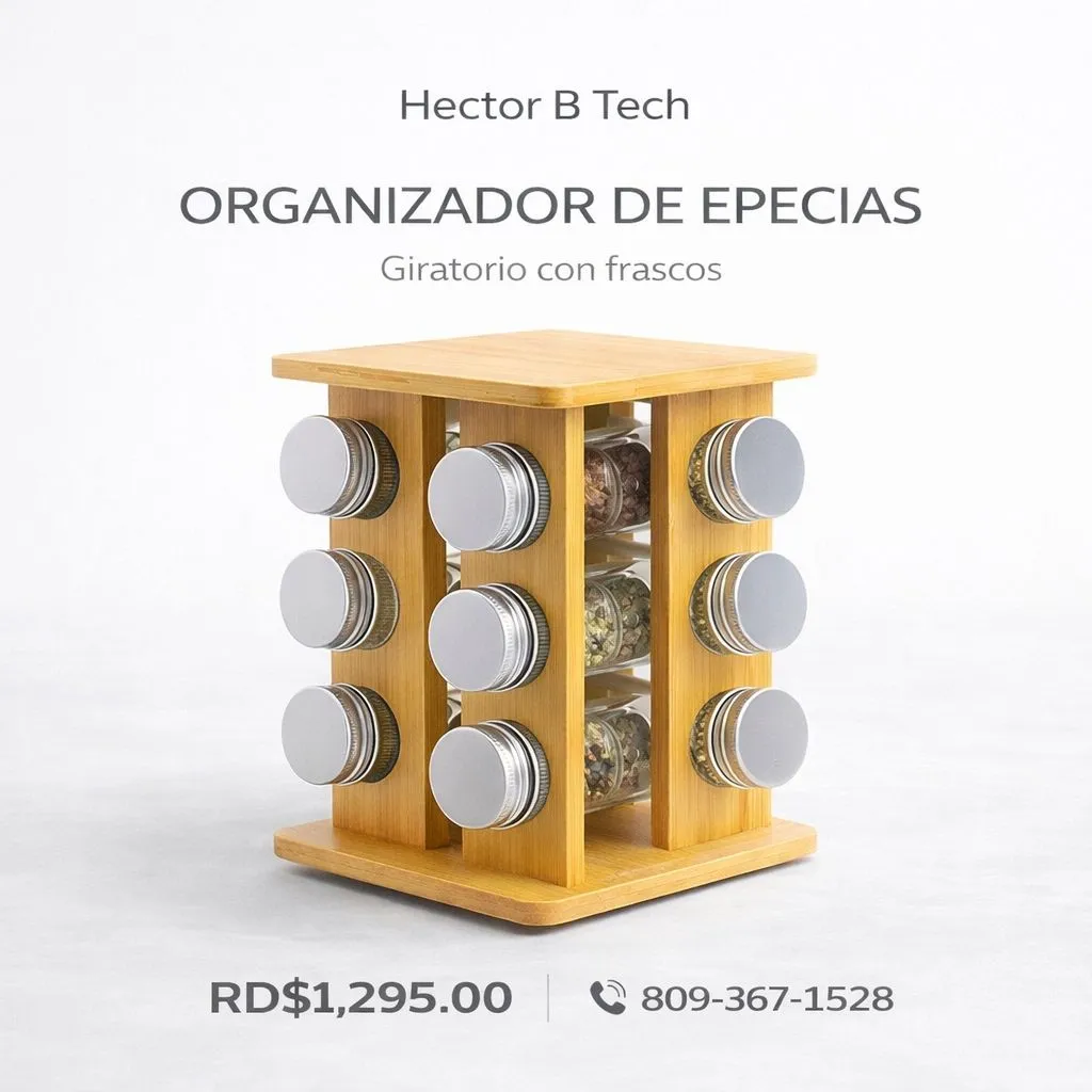 Organizador de especies tipo torre