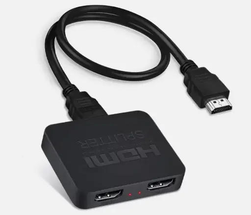 HDMI Splitter 1 In 2 Out 4K UHD HD 1080P 2-Port Repeater Splitter 