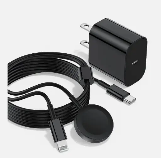 Apple Watch Charger，Upgraded USB C Charger for iWatch, 2 in 1 iPhone and iWatch 