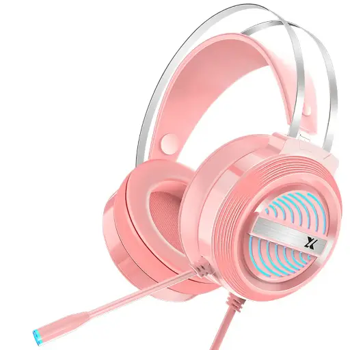 Heir Audio X9 Gaming Headset 7.1Channerl 50mm Unit RGB Colorful Light 4D Surround Sound Ergonomic 