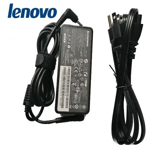 Cargador levono original 65W (Punta Fina)