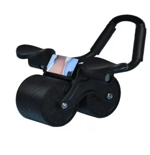 RUEDA DE EJERCICIO CON SOPORTE PARA CELULARES