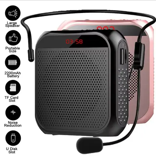 Amplificador de voz para reuniones y salon de clase