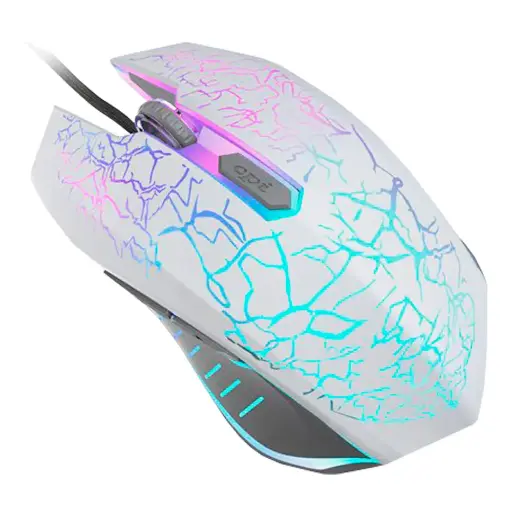 [Accesorios informaticos] Mouse cableado RGB - Blanco