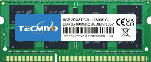 Tecmiyo 8GB PC3L 12800U Memoria Ram / Laptop
